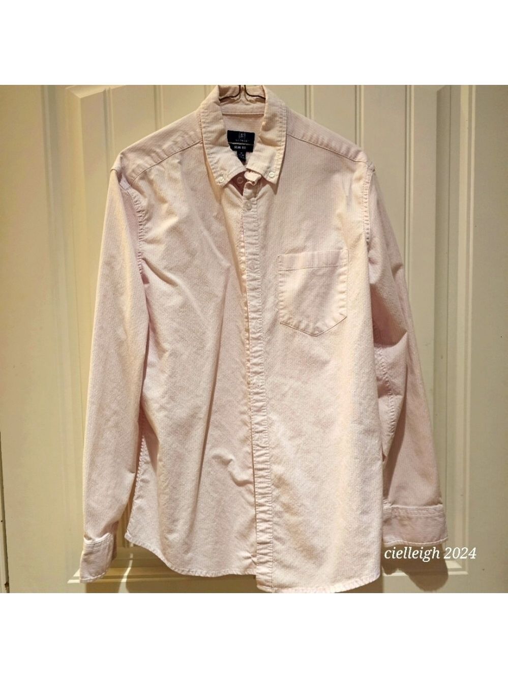 *4 for $25* George Slim Fit Mens Long Sleeve Dress shirt